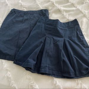 Girls Uniform Skirts with shorts